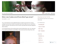 Tablet Screenshot of carolineonmymind.wordpress.com