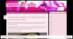 Desktop Screenshot of immacraftybitch.wordpress.com