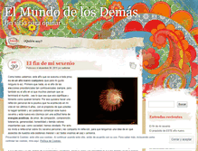 Tablet Screenshot of elmundodelosdemas.wordpress.com