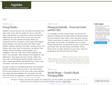 Tablet Screenshot of fogolabs.wordpress.com