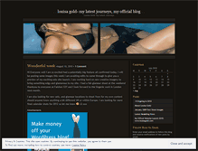 Tablet Screenshot of louisagold.wordpress.com