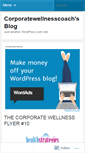 Mobile Screenshot of corporatewellnesscoach.wordpress.com