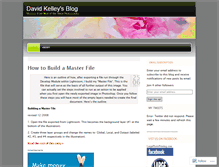 Tablet Screenshot of davidkelley.wordpress.com