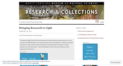 Desktop Screenshot of naturalsciencesresearch.wordpress.com