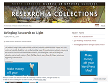 Tablet Screenshot of naturalsciencesresearch.wordpress.com