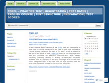 Tablet Screenshot of abouttoefl.wordpress.com