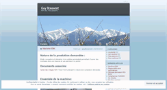 Desktop Screenshot of guybonavent.wordpress.com