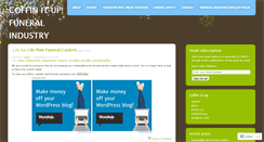 Desktop Screenshot of casketsdirect.wordpress.com
