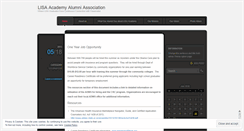 Desktop Screenshot of lisaalumni.wordpress.com