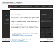 Tablet Screenshot of lisaalumni.wordpress.com