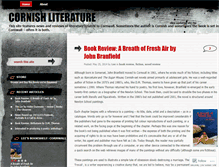 Tablet Screenshot of cornishlit.wordpress.com