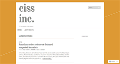 Desktop Screenshot of cissinc.wordpress.com
