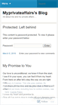 Mobile Screenshot of myprivateaffairs.wordpress.com