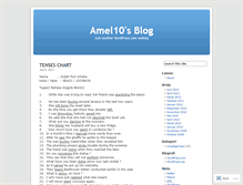 Tablet Screenshot of amel10.wordpress.com
