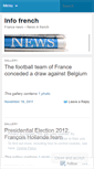 Mobile Screenshot of infofrench.wordpress.com