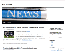 Tablet Screenshot of infofrench.wordpress.com