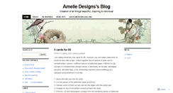 Desktop Screenshot of ameliedesigns.wordpress.com