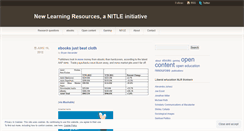Desktop Screenshot of newlearningresources.wordpress.com