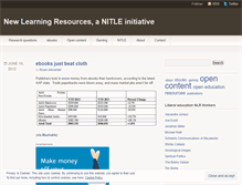 Tablet Screenshot of newlearningresources.wordpress.com