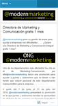 Mobile Screenshot of modernmarketingfreelance.wordpress.com