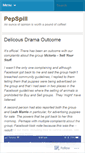 Mobile Screenshot of pepspill.wordpress.com