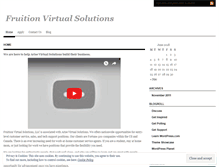 Tablet Screenshot of fruitionvirtualsolutions.wordpress.com