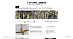 Desktop Screenshot of gatherertogardener.wordpress.com