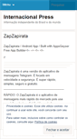 Mobile Screenshot of internacionalpress.wordpress.com