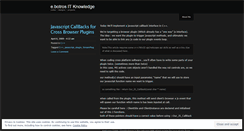 Desktop Screenshot of ebotros.wordpress.com