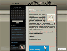 Tablet Screenshot of carolinaizarra.wordpress.com