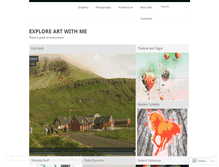 Tablet Screenshot of exploreartwithme.wordpress.com