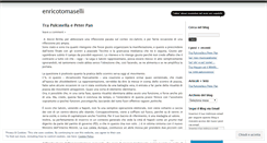 Desktop Screenshot of enricotomaselli.wordpress.com