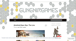 Desktop Screenshot of gungnirgames.wordpress.com