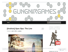 Tablet Screenshot of gungnirgames.wordpress.com
