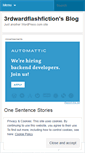 Mobile Screenshot of 3rdwardflashfiction.wordpress.com