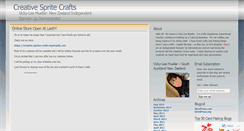 Desktop Screenshot of creativespritenz.wordpress.com