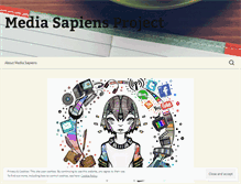 Tablet Screenshot of mediasapiensproject.wordpress.com