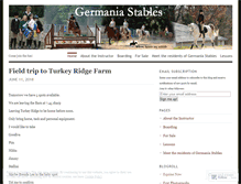 Tablet Screenshot of germaniastables.wordpress.com