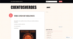 Desktop Screenshot of cuentosverdes.wordpress.com