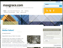 Tablet Screenshot of maxgrace.wordpress.com