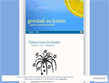 Tablet Screenshot of eslemon.wordpress.com