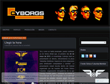 Tablet Screenshot of blogcyborgs.wordpress.com