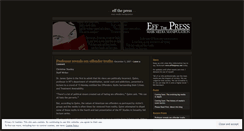 Desktop Screenshot of effthepress.wordpress.com