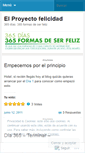 Mobile Screenshot of elproyectofelicidad.wordpress.com