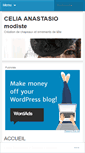 Mobile Screenshot of celiaanastasiomodiste.wordpress.com