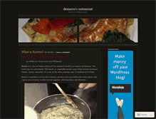 Tablet Screenshot of demarcosrestaurant.wordpress.com