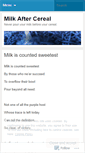 Mobile Screenshot of milkaftercereal.wordpress.com