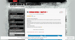 Desktop Screenshot of edebidunya.wordpress.com