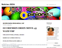 Tablet Screenshot of noticiasjgca.wordpress.com