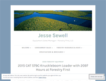 Tablet Screenshot of jessesewell.wordpress.com